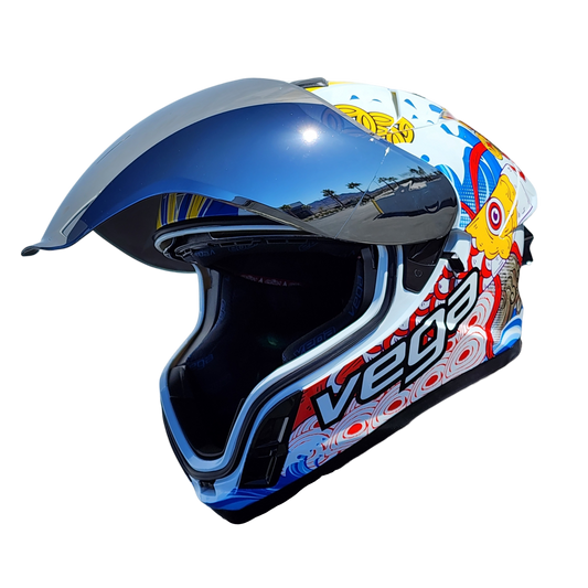 Vega AIR GPX Motorcycle Helmet - Fortune - Special Innovated Design