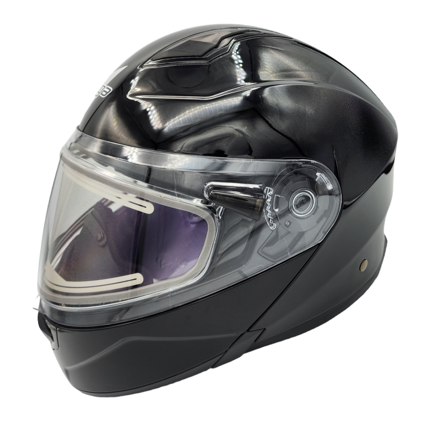 Vega Superdome 4XL-6XL Snowmobile Modular helmet with electric heated shield - Gloss Black