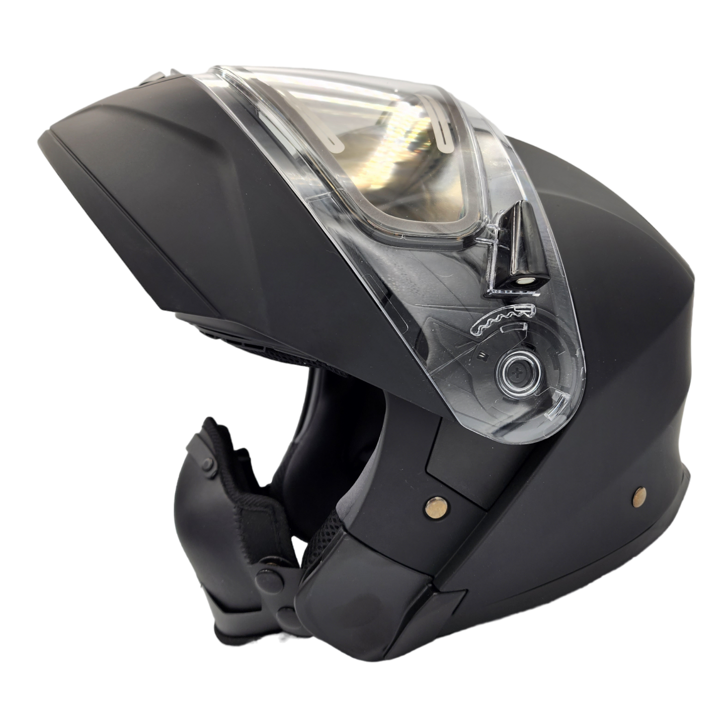 Vega Superdome 4XL-6XL Snowmobile Modular helmet with electric heated shield - Gloss Black
