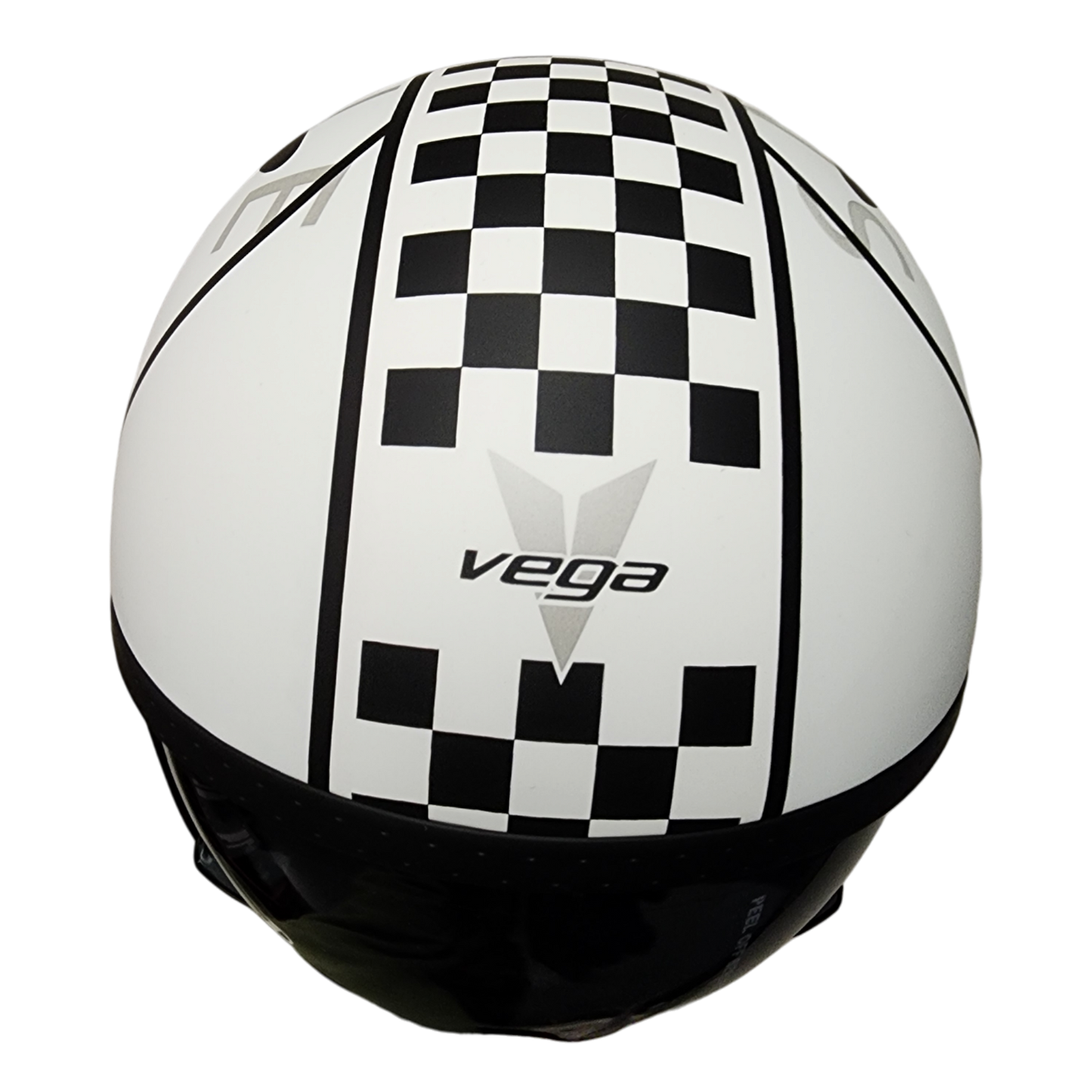 Vega Helmet USA - V8 Retro Style Open Face Helmet - Checker