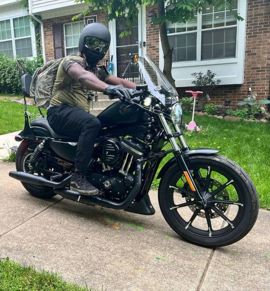 Vega Helmet USA - V8 Retro Style Open Face Helmet - Matte Black