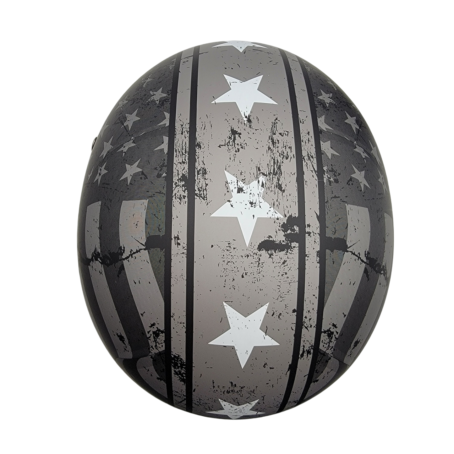 Vega Warrior Motorcycle Half Helmet with dropdown shield and sunvisor - Patriotic Flag