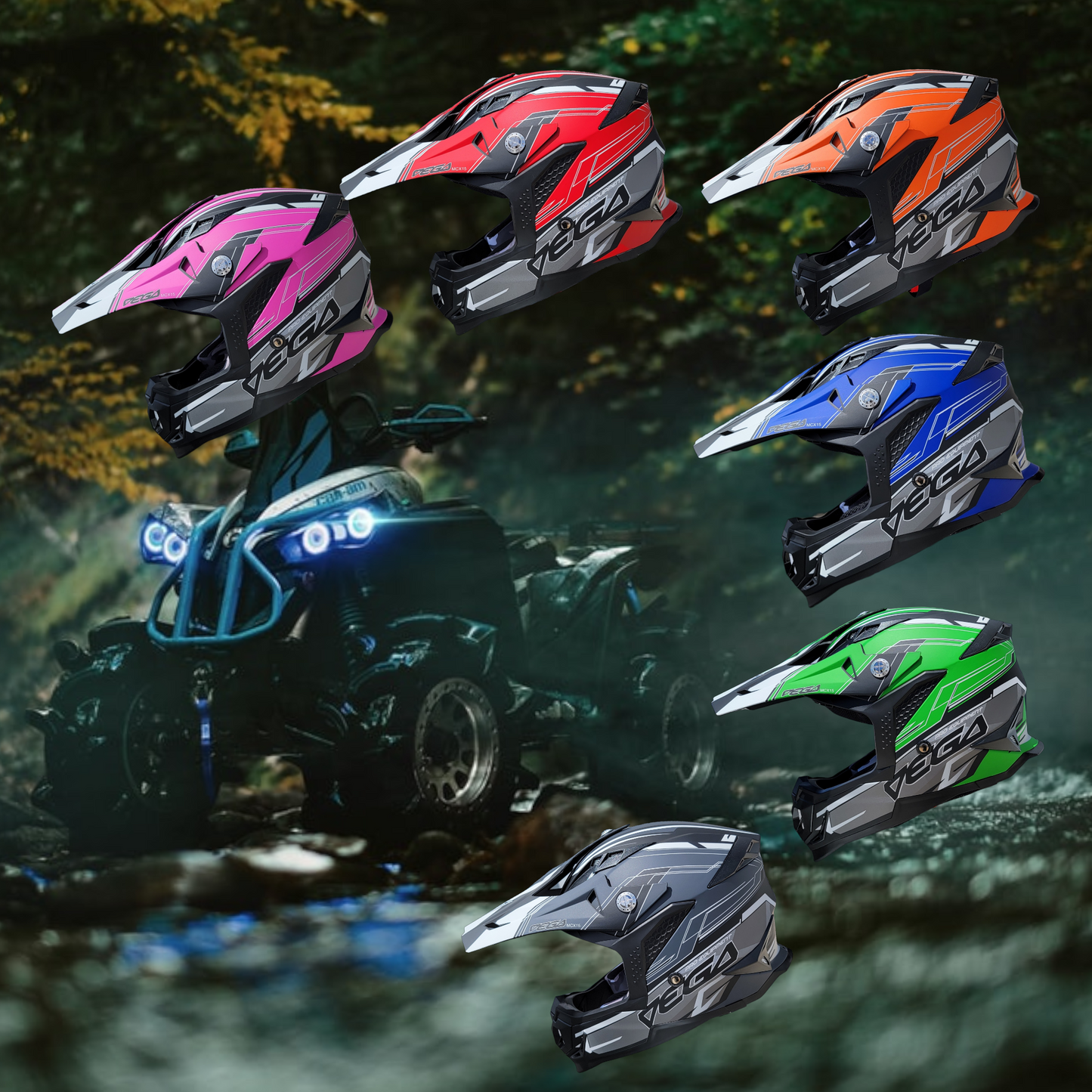 Vega MCX Off Road/Dirt Bike/ATV/UTV Helmet