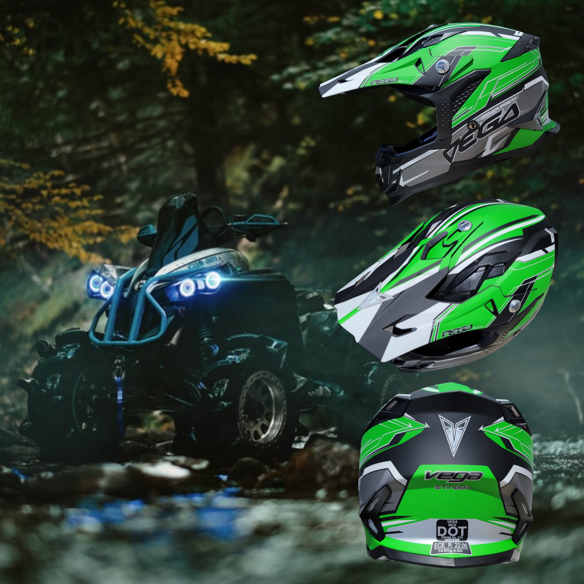 Vega MCX Off Road/Dirt Bike/ATV/UTV Helmet