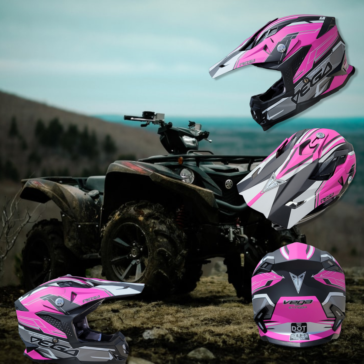 Vega MCX Off Road/Dirt Bike/ATV/UTV Helmet