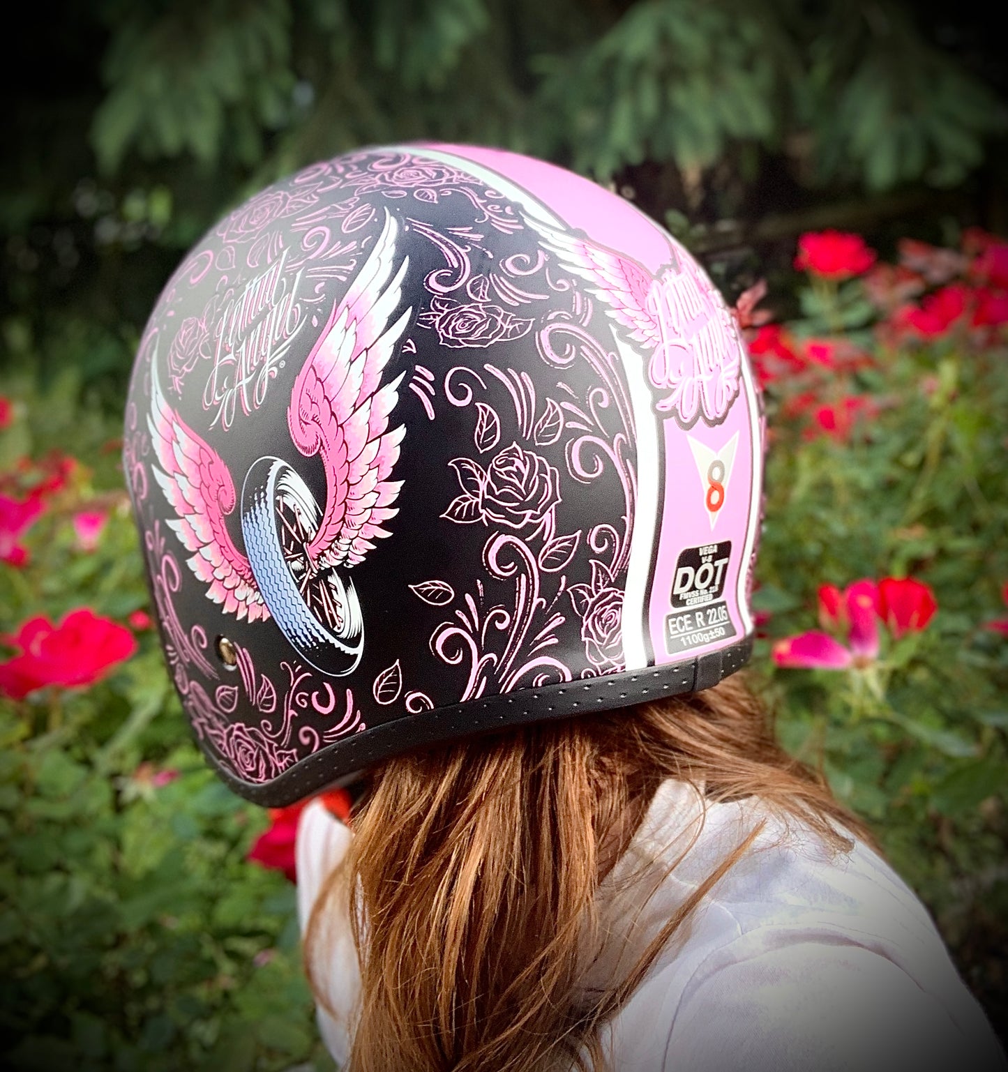 Vega Helmet USA - V8 Retro Style Open Face Helmet
