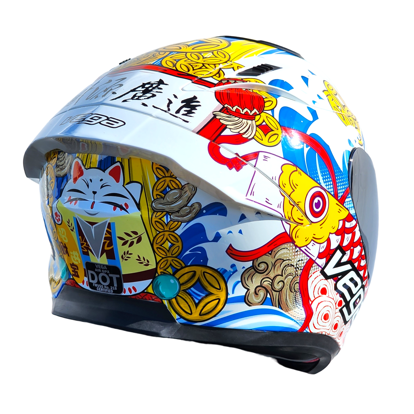 Vega AIR GPX Motorcycle Helmet - Fortune - Special Innovated Design