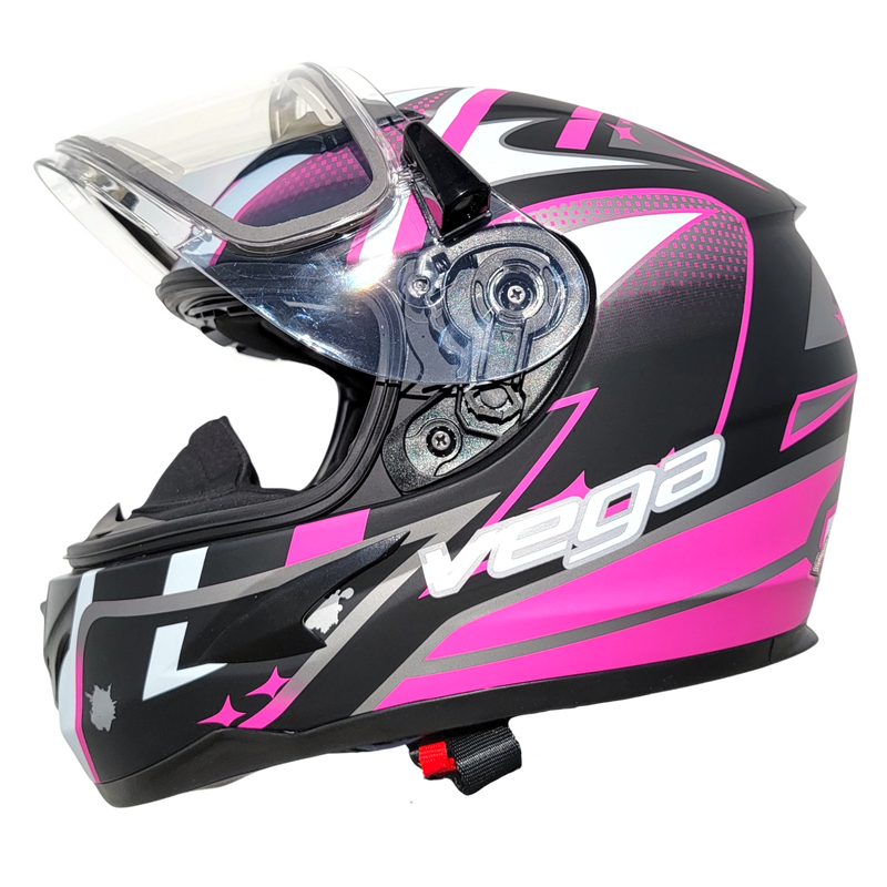 Vega V-Star Snowmobile helmet with Electric heated shield