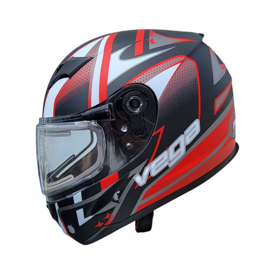 Vega V-Star Snowmobile helmet with Electric heated shield