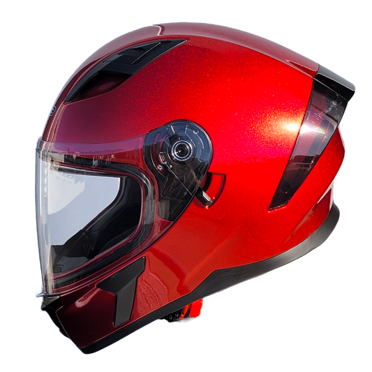 Vega Holeshot Full Face Helmet - Velocity Red