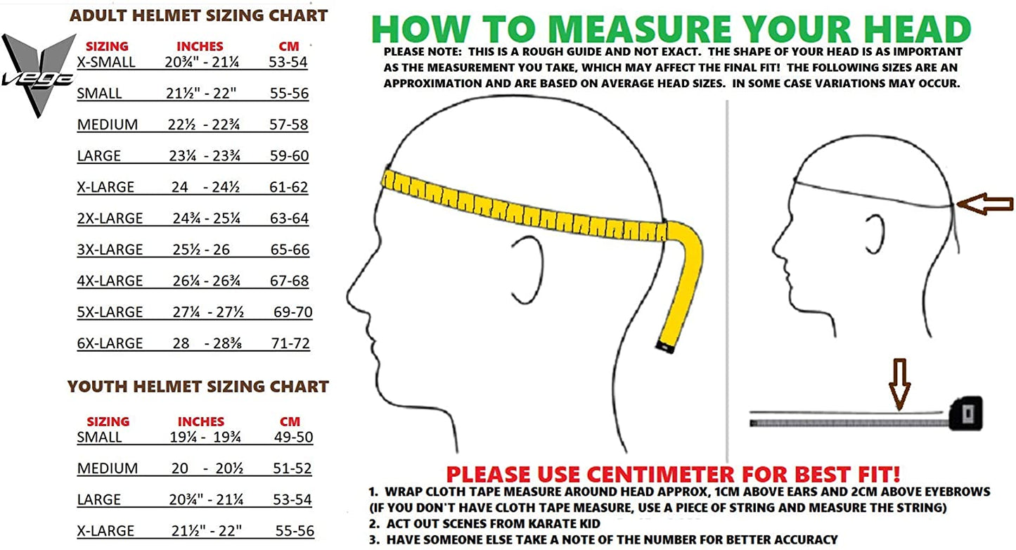 Newly redesigned largest helmet in the world! - Vega Superdome Modular Helmet