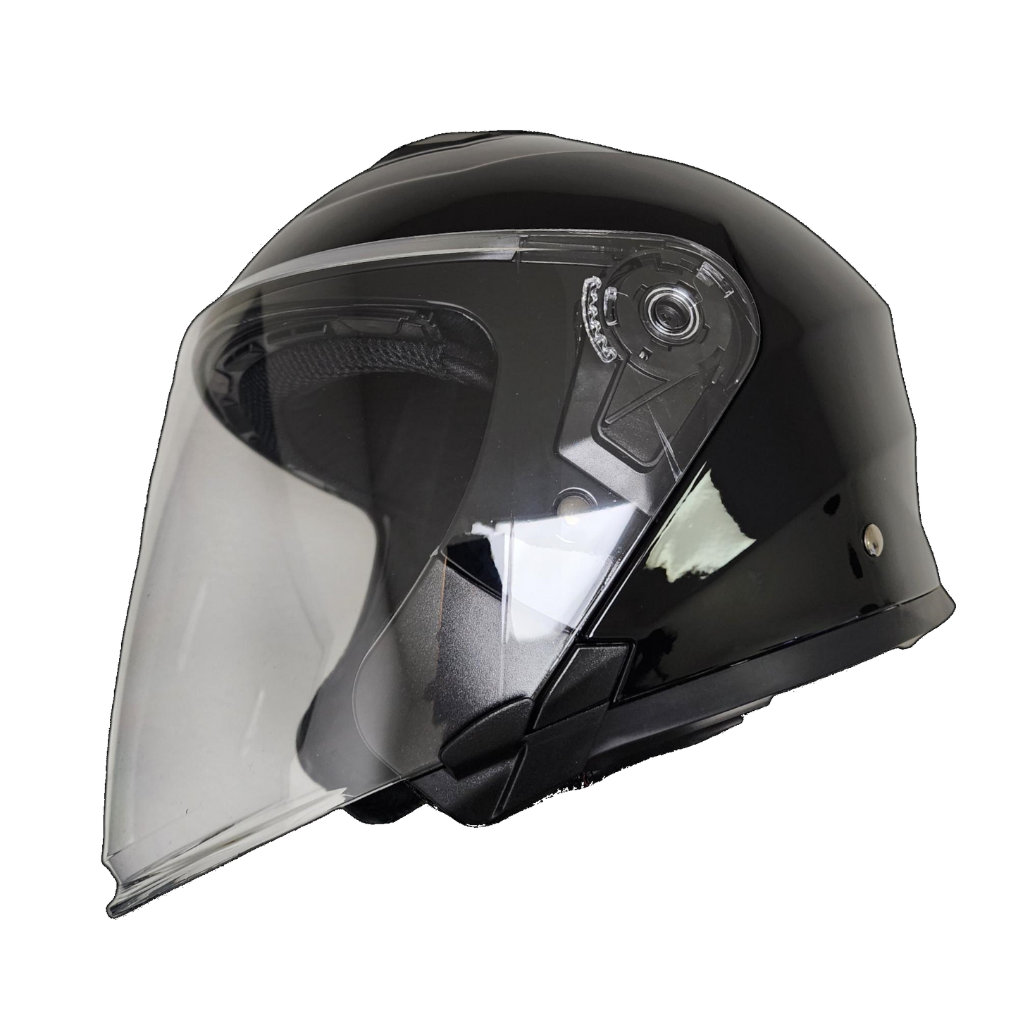 Vega Superdome Open Face Helmet - Gloss Black The Largest Open Face Helmet on the market!