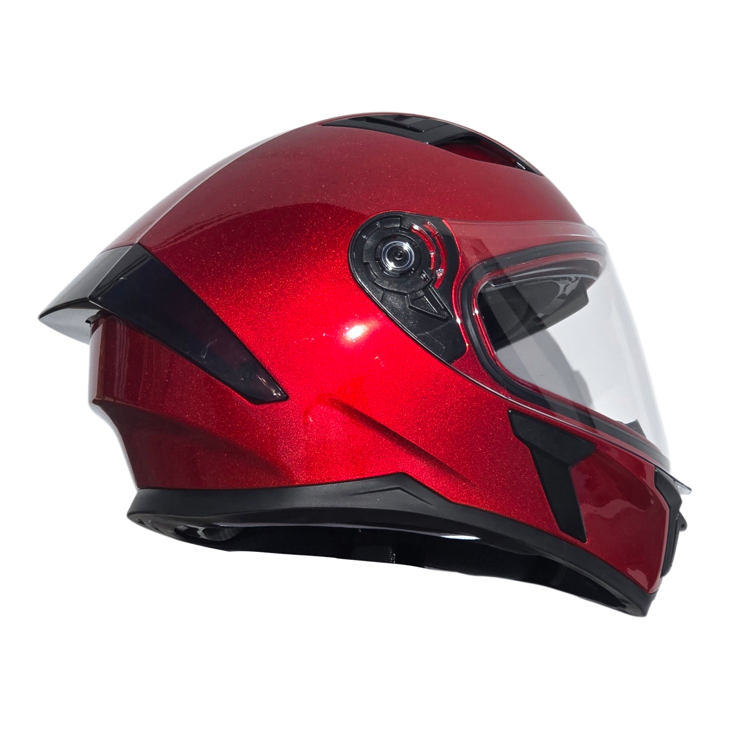 Vega Holeshot Full Face Helmet - Candy Red
