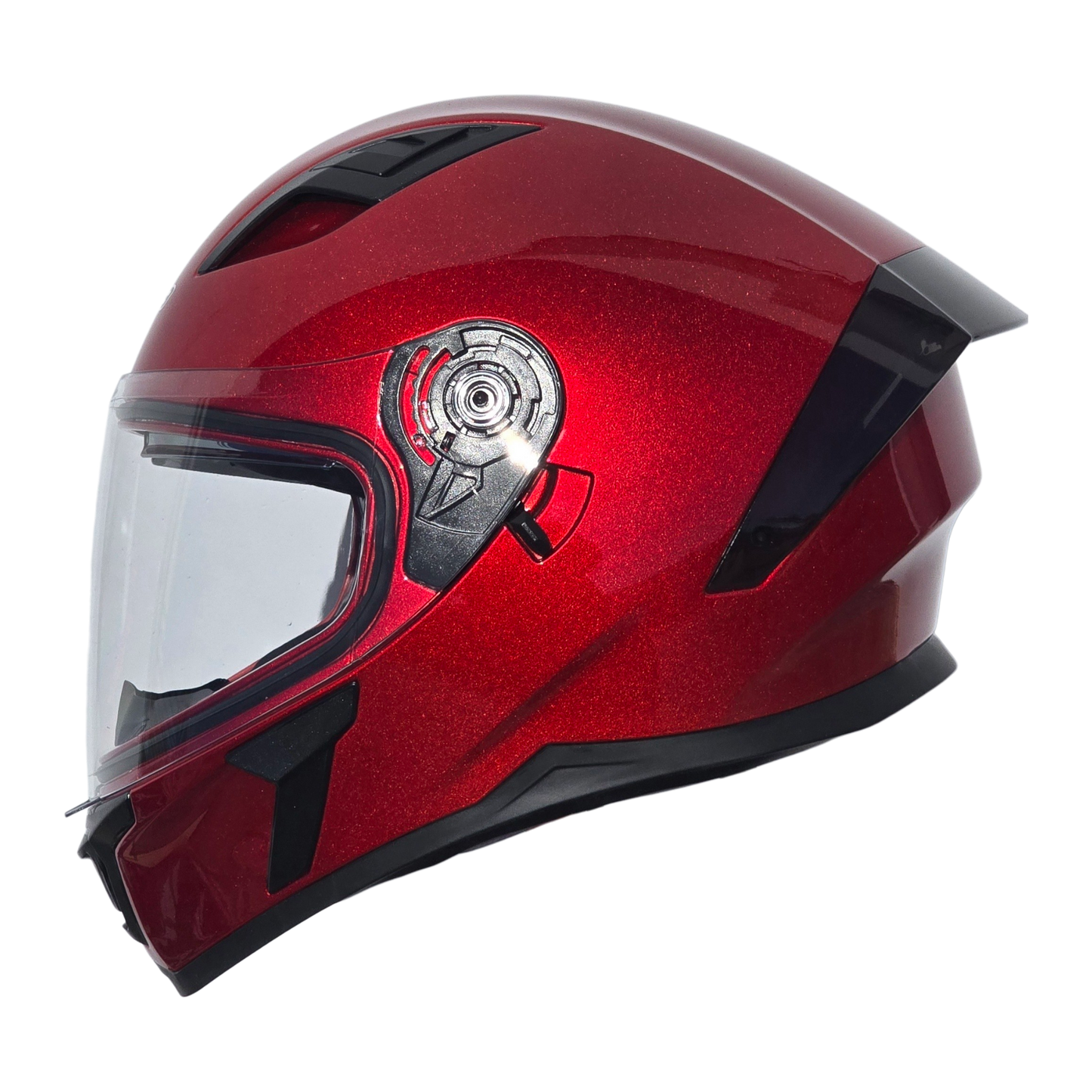 Vega Holeshot Full Face Helmet - Candy Red
